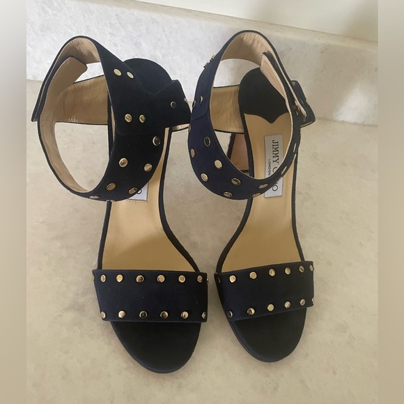 JIMMY CHOO studded leather heels size 41 - Picture 3 of 8